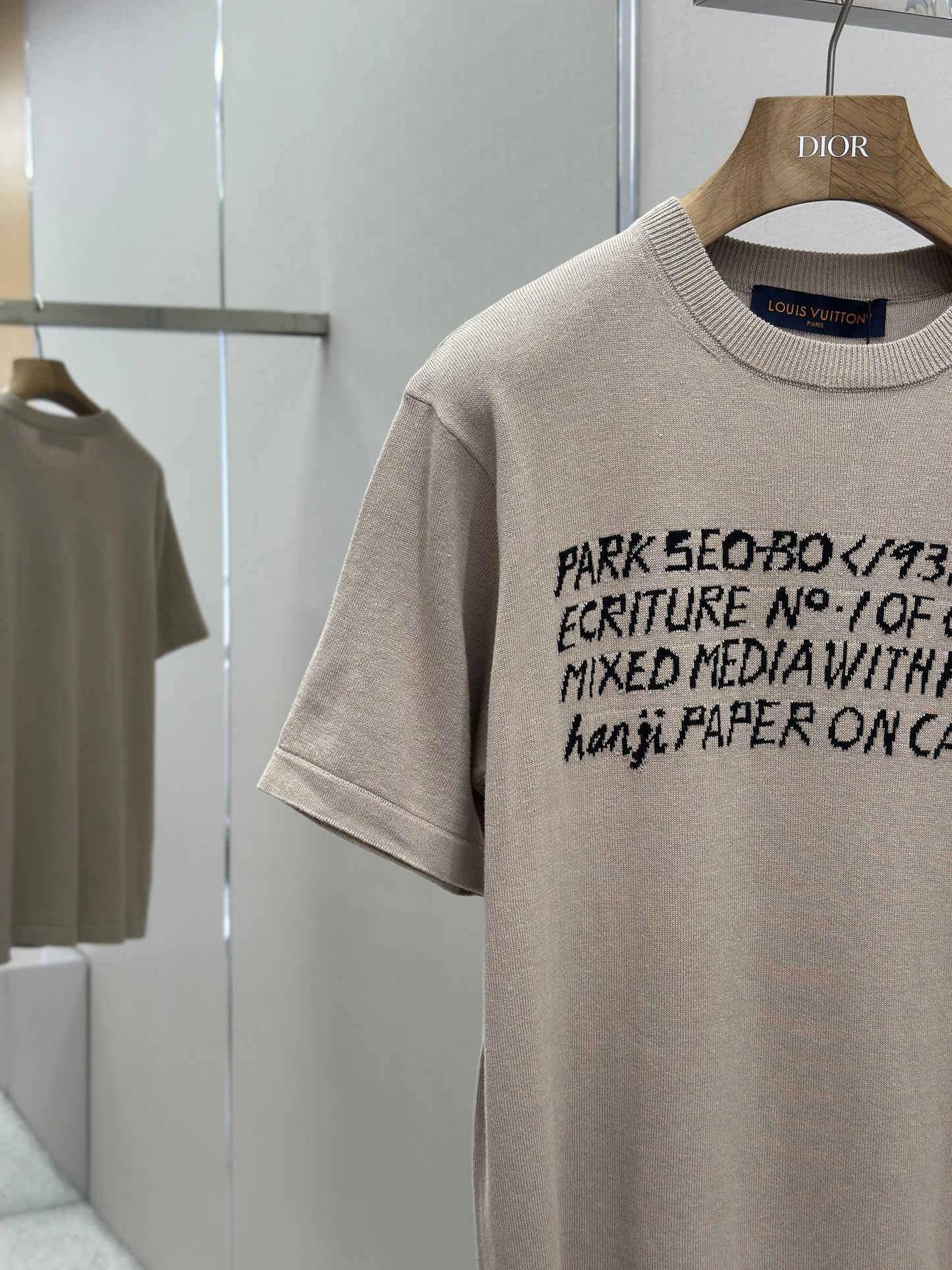 LOUI*V X Park Short-Sleeved Cotton Crewneck