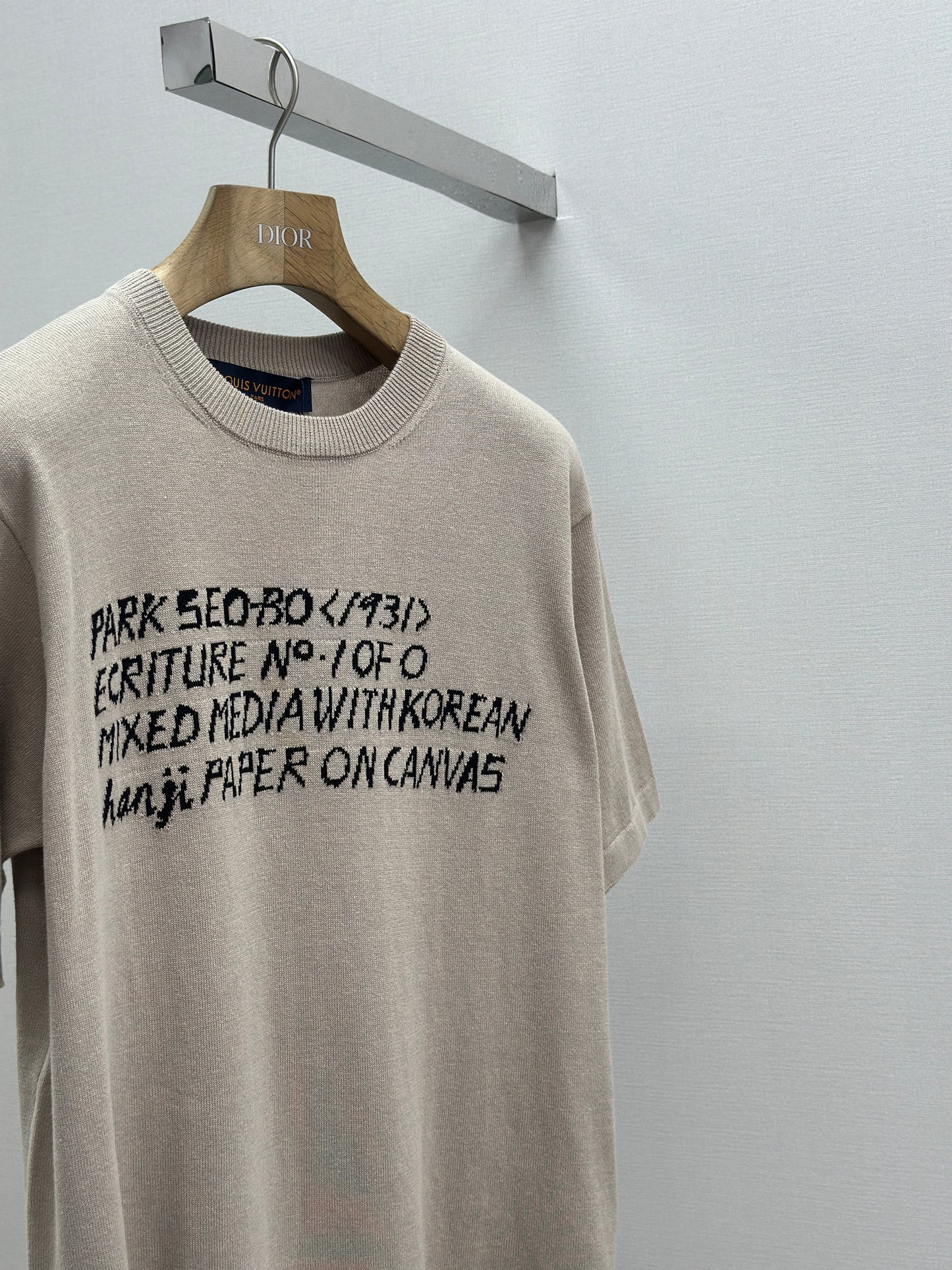 LOUI*V X Park Short-Sleeved Cotton Crewneck