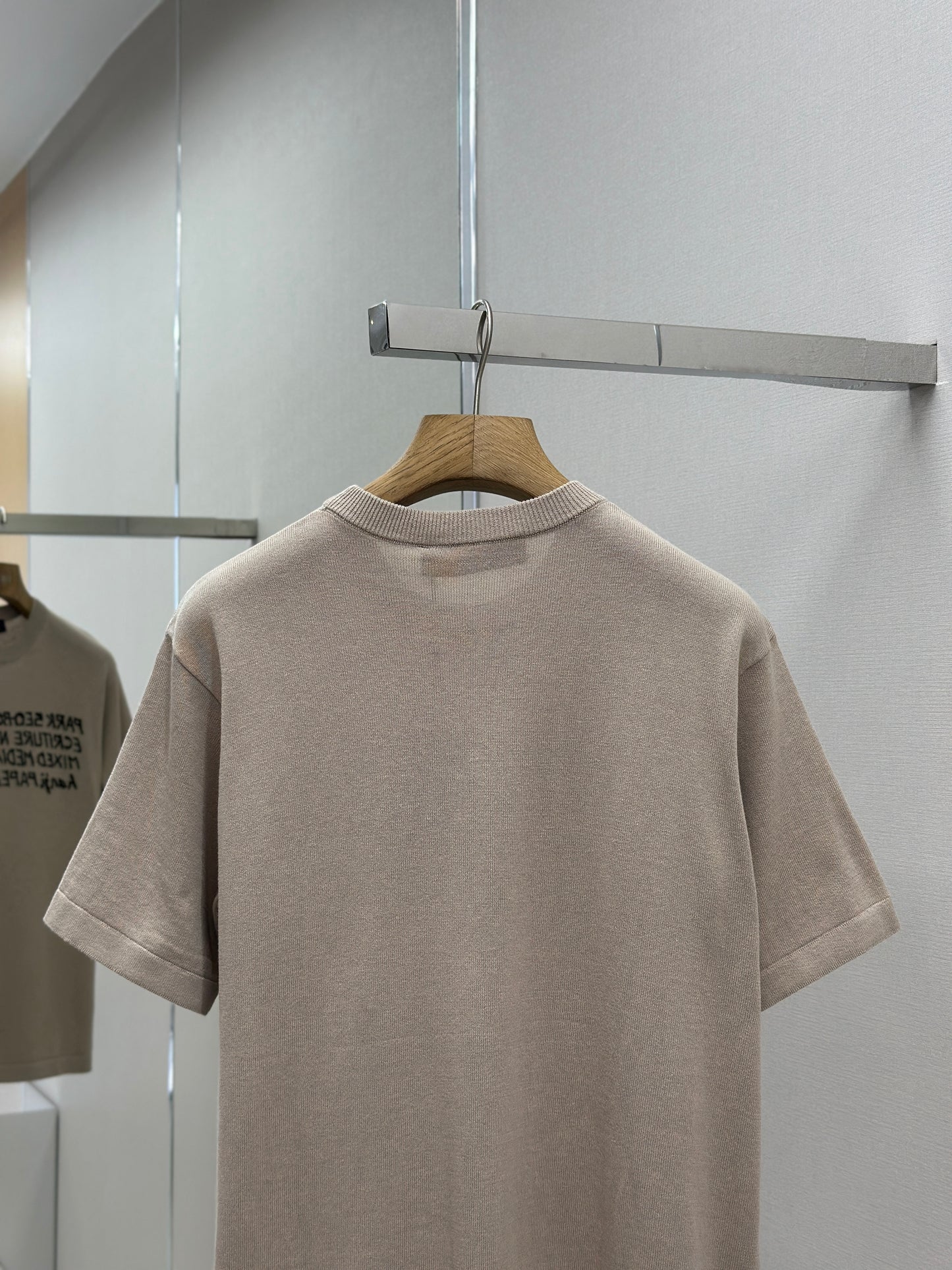 LOUI*V X Park Short-Sleeved Cotton Crewneck