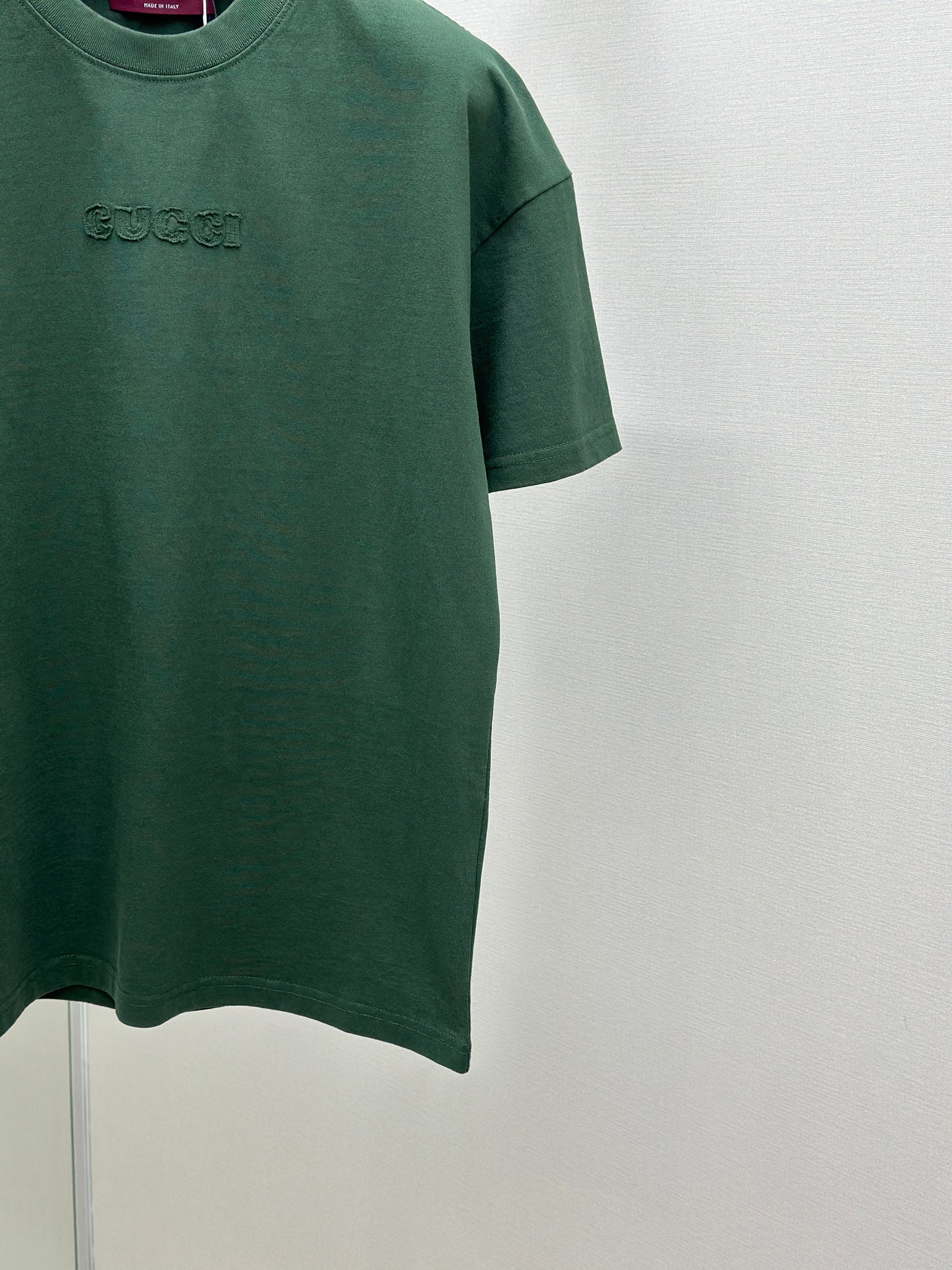 GUC* Embroidered cotton jersey T-shirt