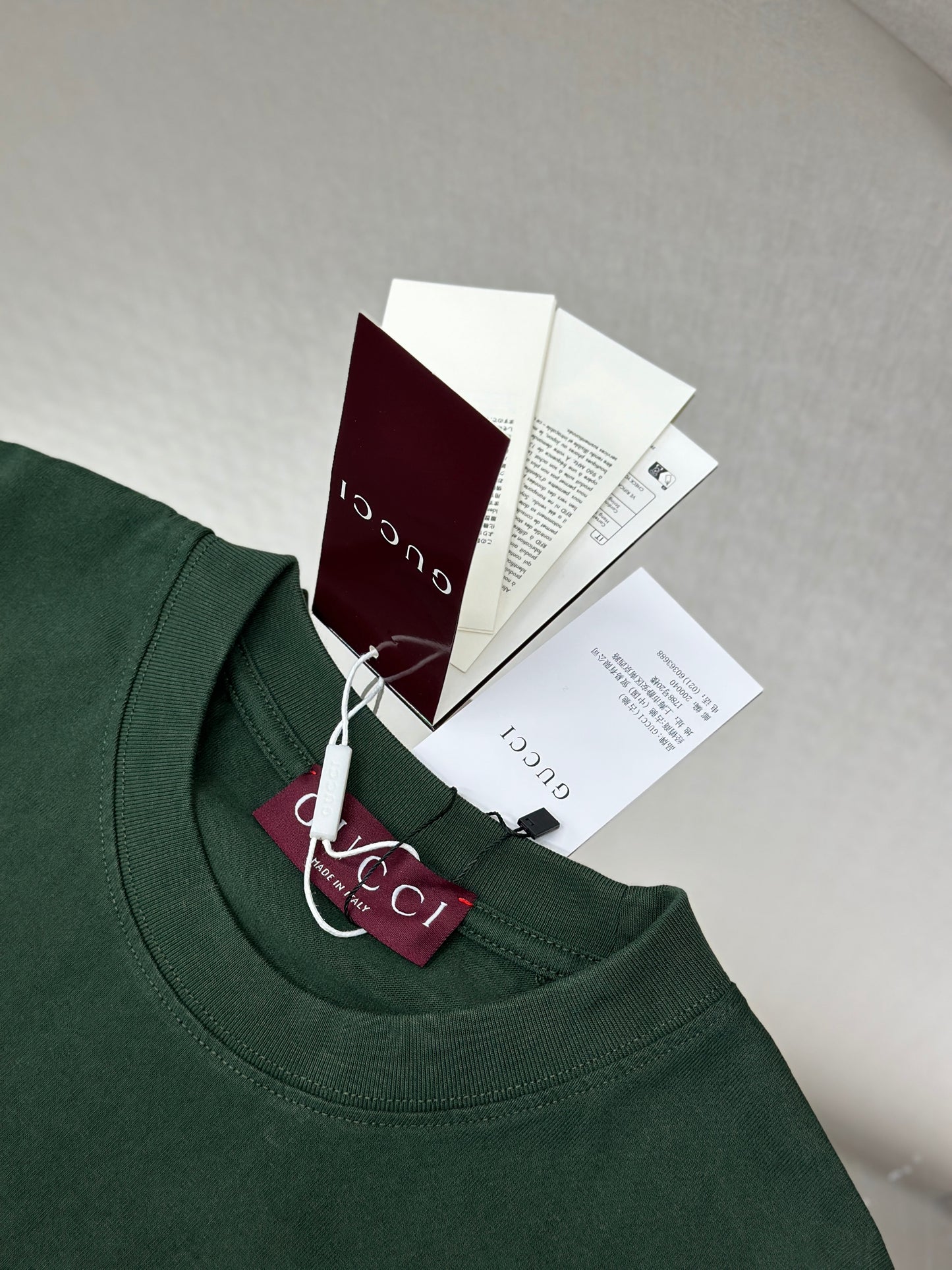 GUC* Embroidered cotton jersey T-shirt