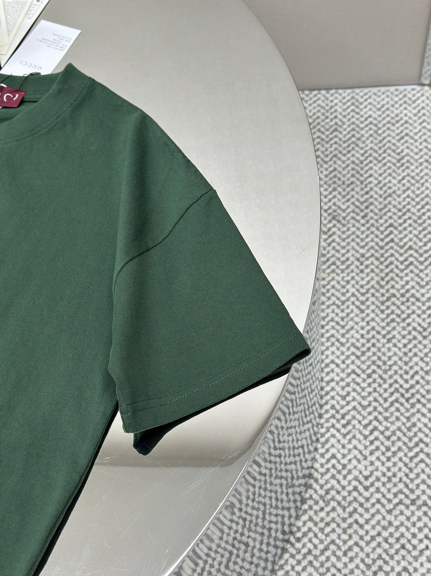 GUC* Embroidered cotton jersey T-shirt