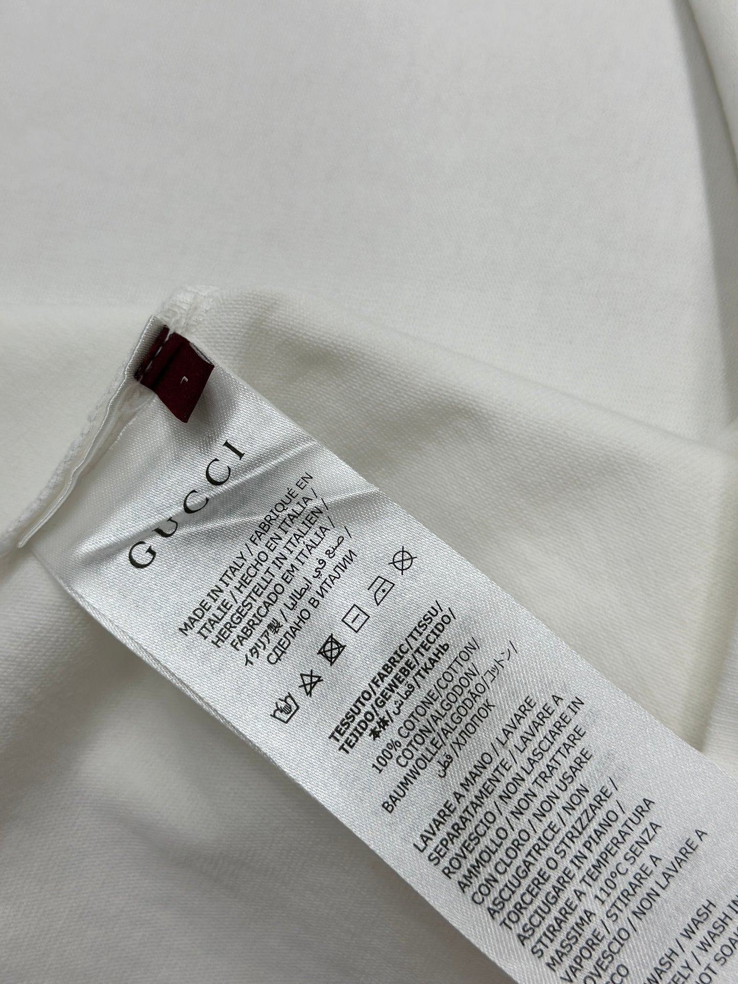 GUC* Embroidered cotton jersey T-shirt