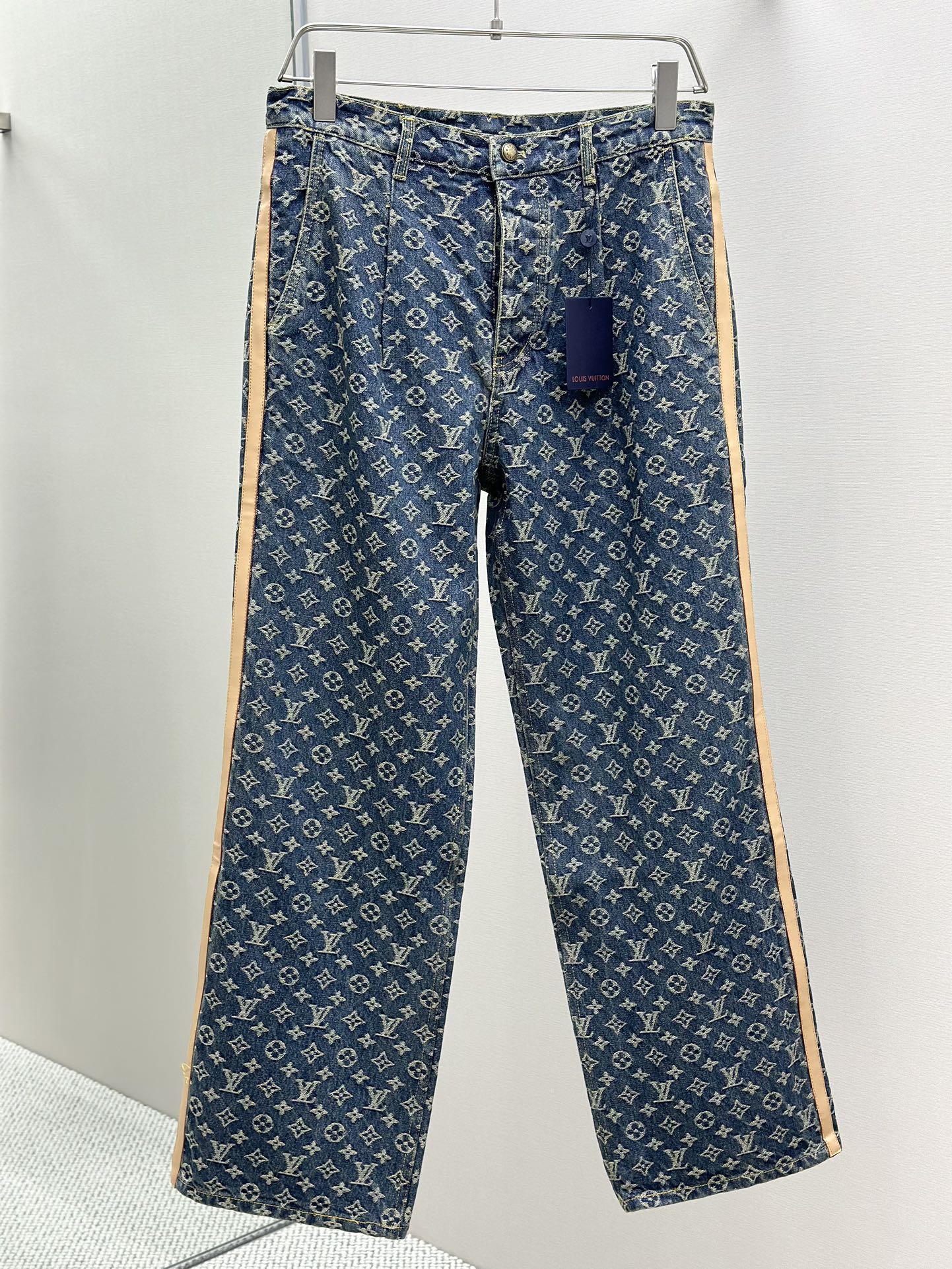 LOUI*V Monogram Denim Tailored Pants