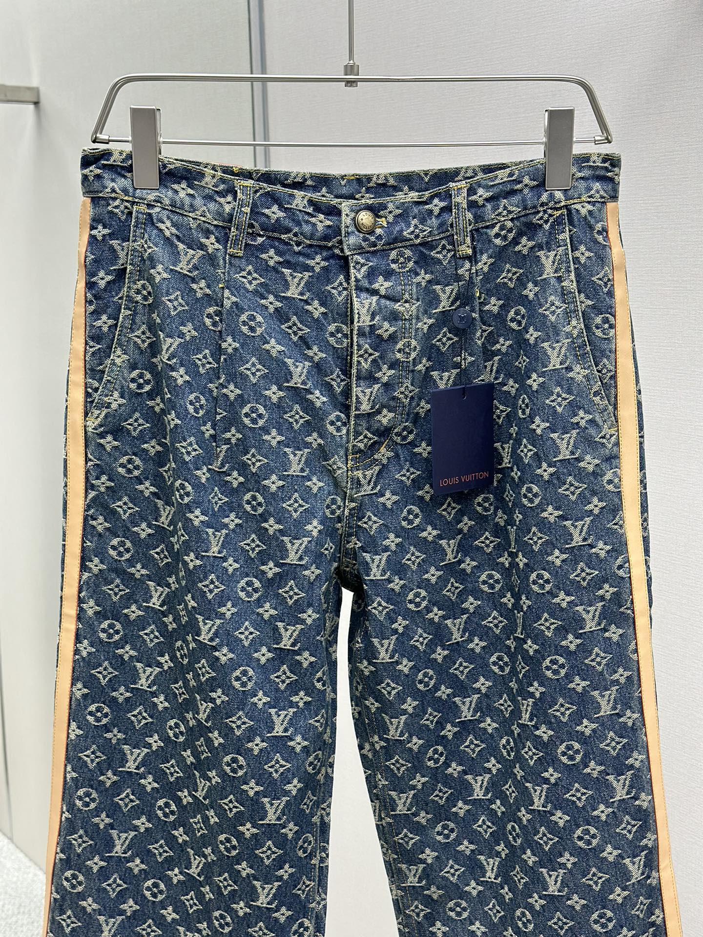 LOUI*V Monogram Denim Tailored Pants