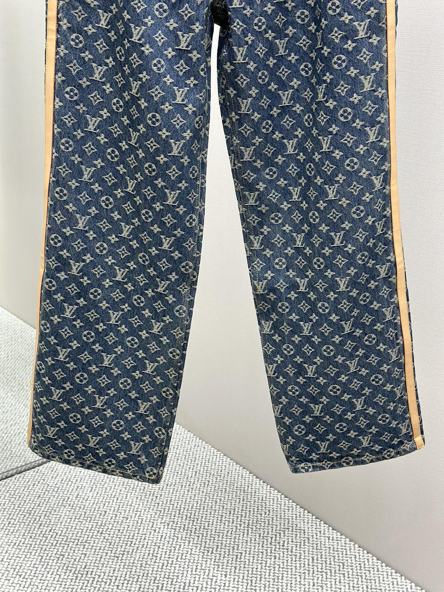 LOUI*V Monogram Denim Tailored Pants
