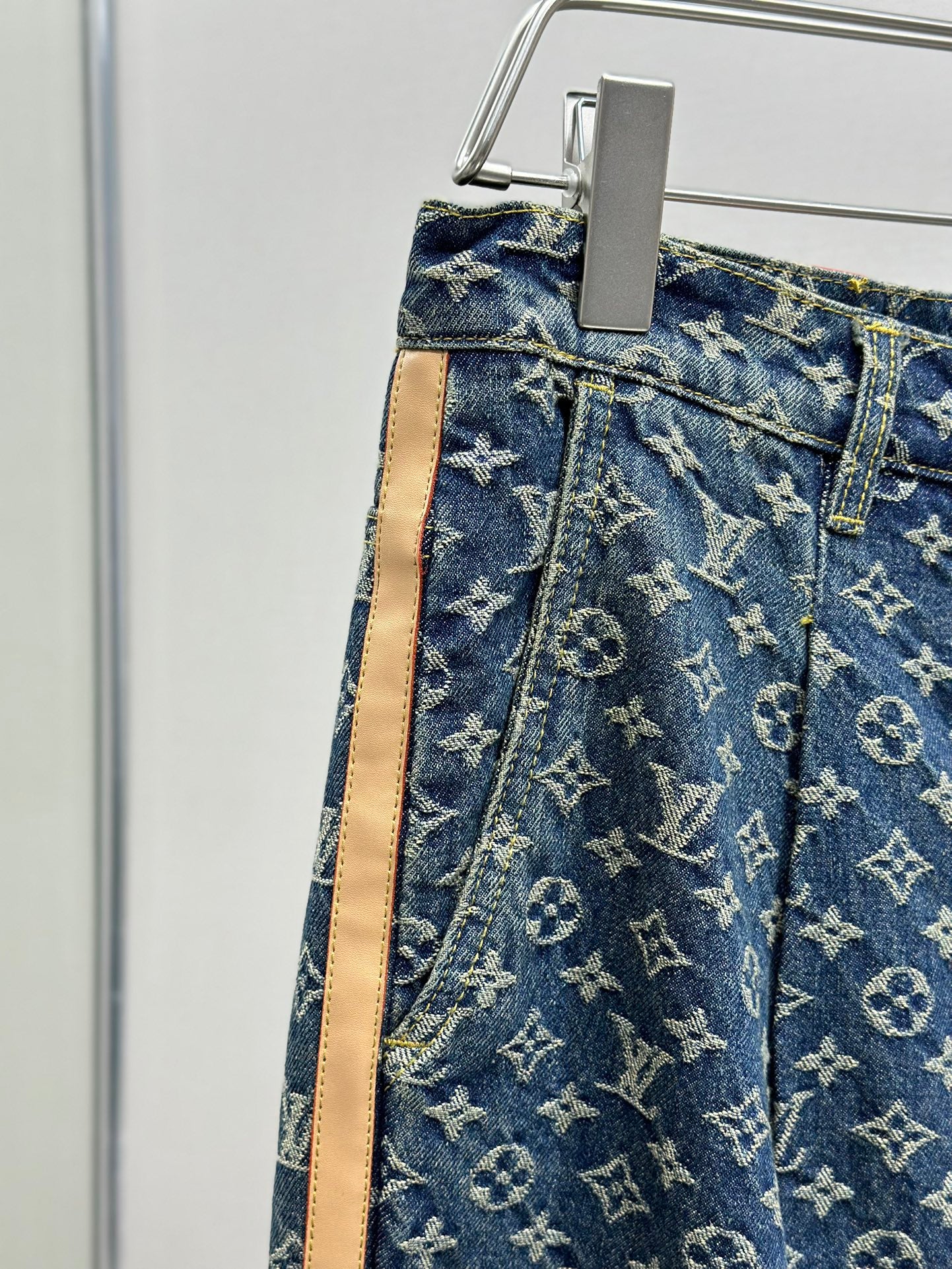 LOUI*V Monogram Denim Tailored Pants