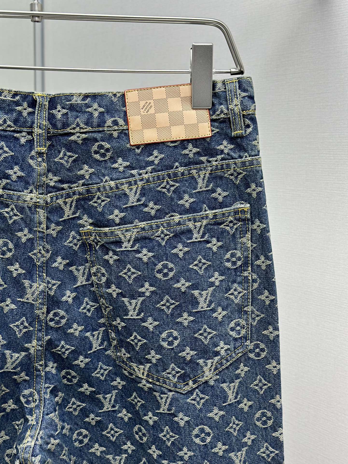 LOUI*V Monogram Denim Tailored Pants