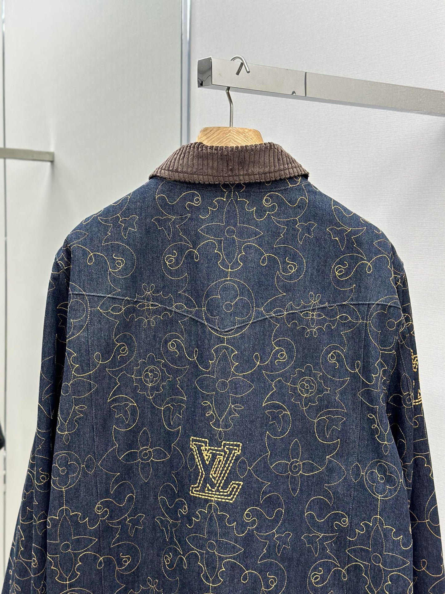 LOUI*V Embroidered Denim Workwear Jacket