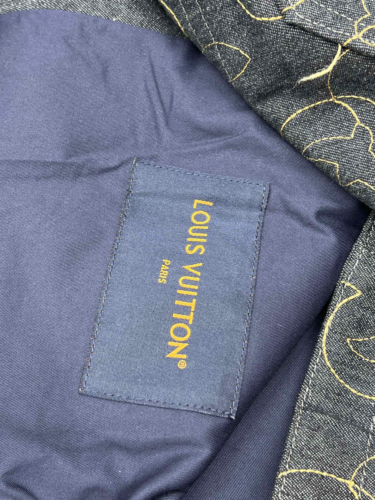 LOUI*V Embroidered Denim Workwear Jacket