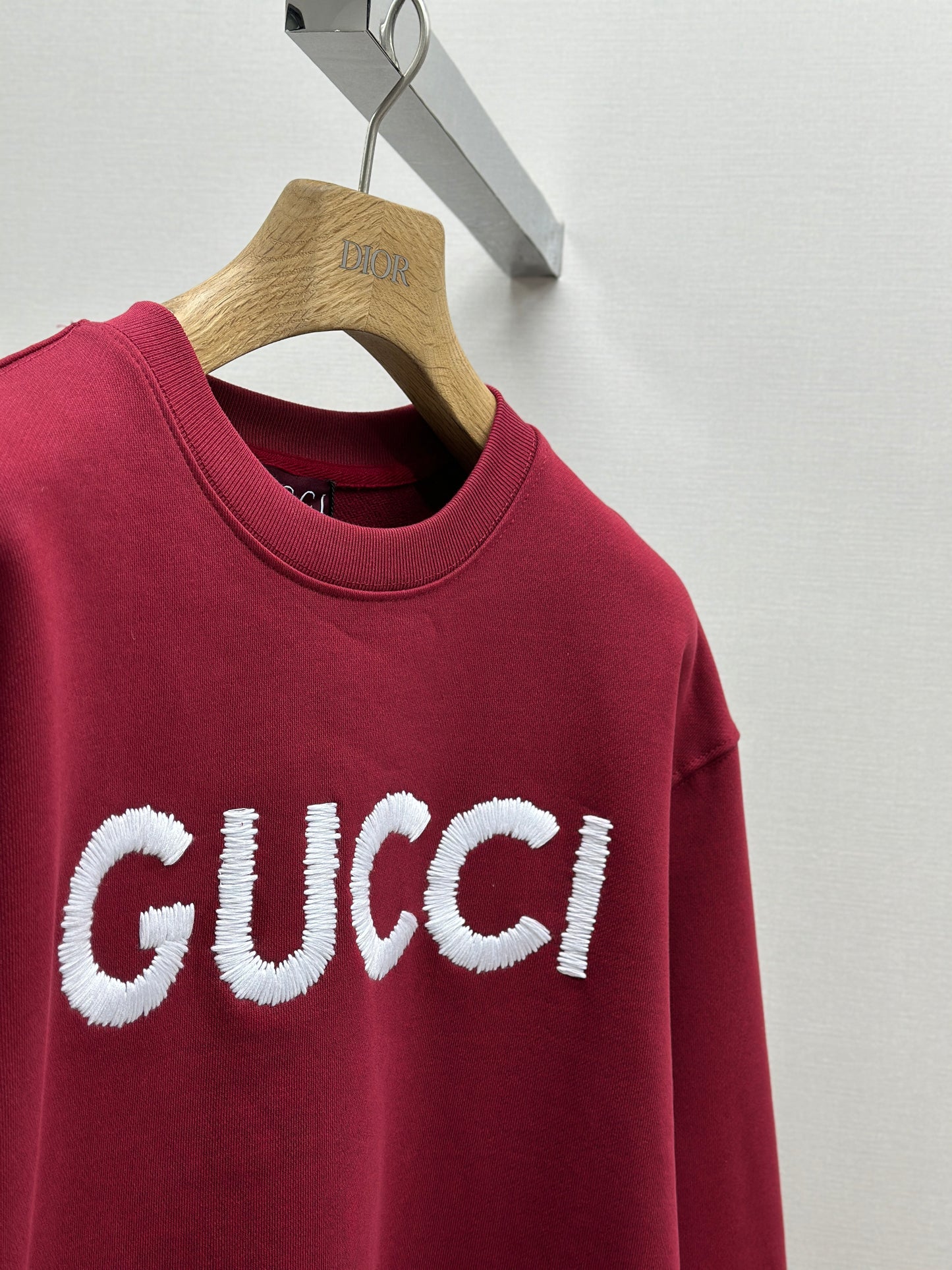 GUC* Cotton jersey hooded sweatshirt with embroidery