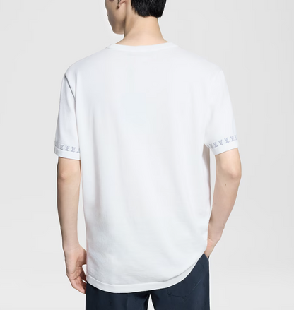 LOUI*V Short-Sleeved Cotton Crewneck