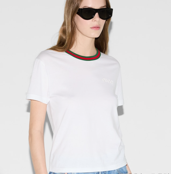 GUC* Jersey T-shirt with Web
