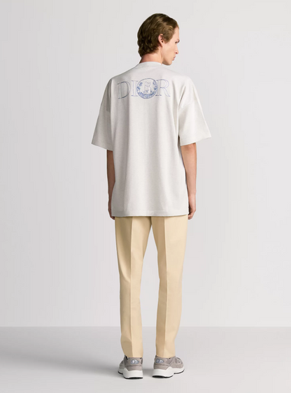 DIO* AND HYLT0N NEL Knit T-Shirt, Oversized Fit