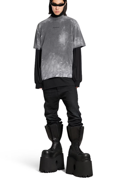 BALENC*  Men's Back T-shirt Medium Fit in Grey