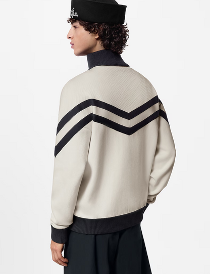 LOUI*V  Knitted Cotton Sailor Blouson
