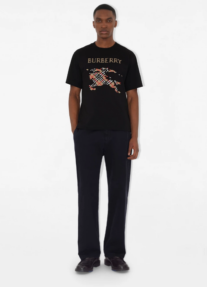 BURB* Cross Stitch EKD Cotton T-shirt
