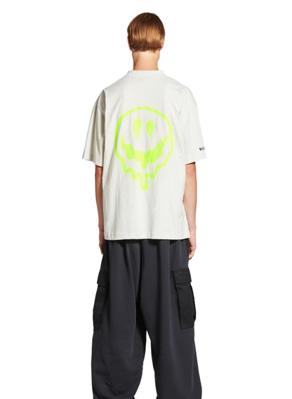 BALENC* High There + Dripley T-shirt Medium Fit in Dirty White
