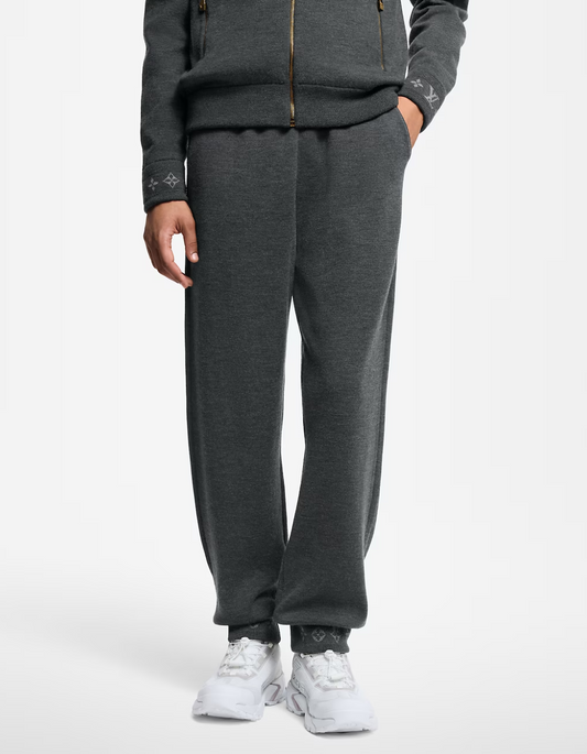 LOUI*V Double Face Knit Wool Travel Pants