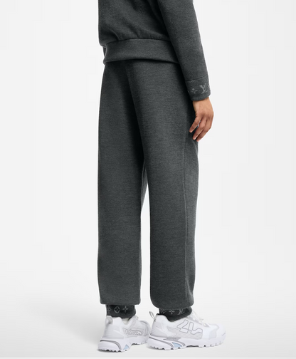 LOUI*V Double Face Knit Wool Travel Pants