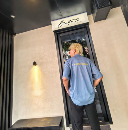 BALENC*  TRACKSUIT LOGO OVERSIZE T-SHIRT
