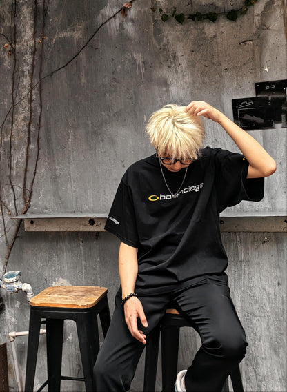 BALENC*  TRACKSUIT LOGO OVERSIZE T-SHIRT