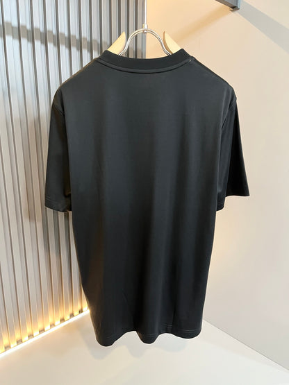 HERM* 2025ss new mercerized cotton t-shirt