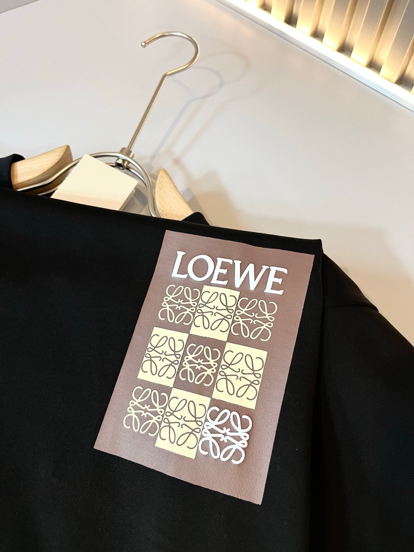 LOE*W 2025ss new cotton embossed printing