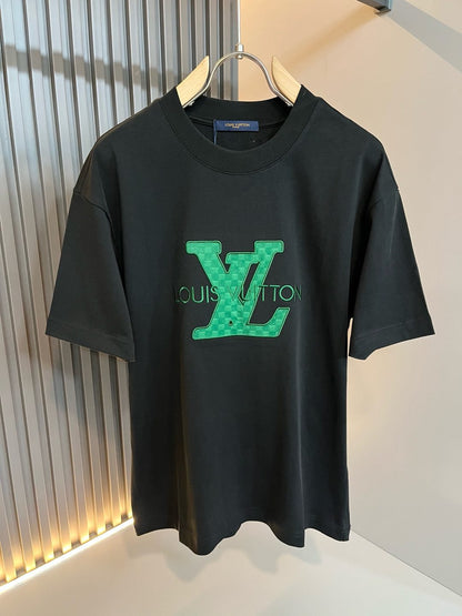 LOUI*V 2025ss new cotton t-shirt pattern embroidery