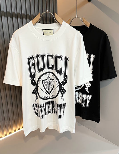 GUC*  2025ss new cotton t-shirt loose