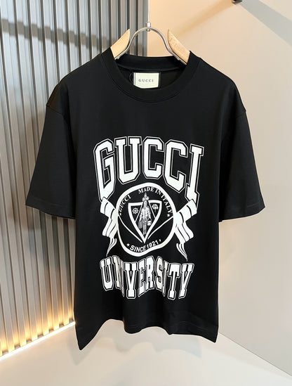 GUC*  2025ss new cotton t-shirt loose