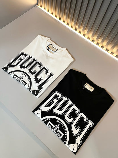 GUC*  2025ss new cotton t-shirt loose