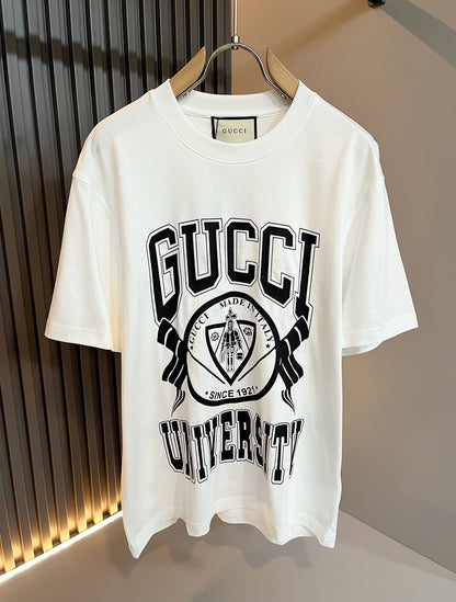 GUC*  2025ss new cotton t-shirt loose