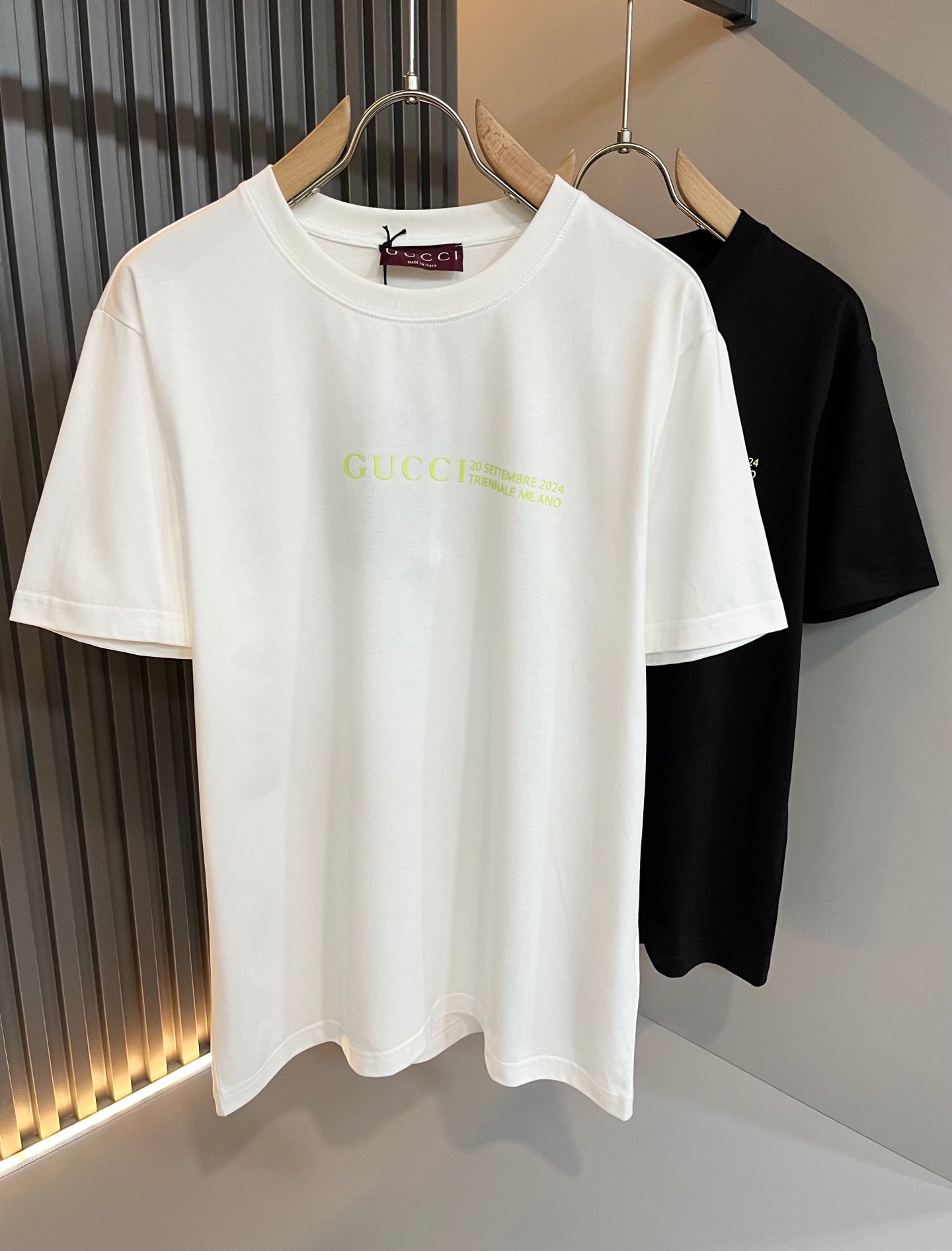 GUC*  2025ss new cotton leisure t-shirt