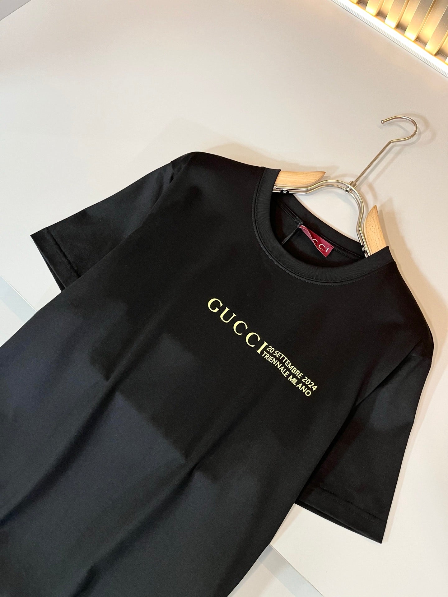 GUC*  2025ss new cotton leisure t-shirt