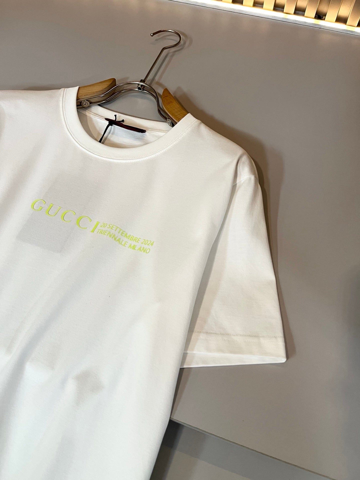 GUC*  2025ss new cotton leisure t-shirt