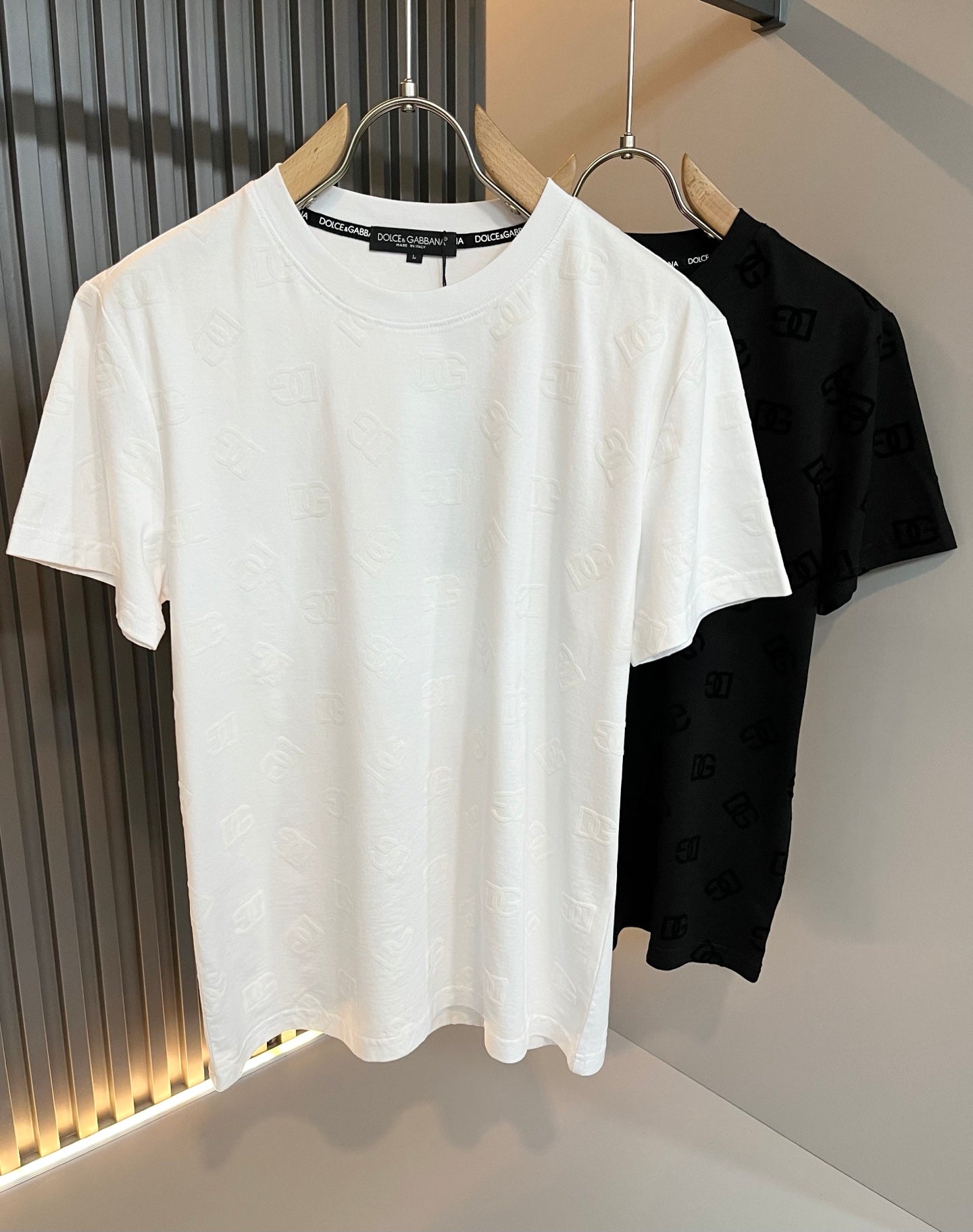 DOL*E&G new panoramic logo cotton t-shirt