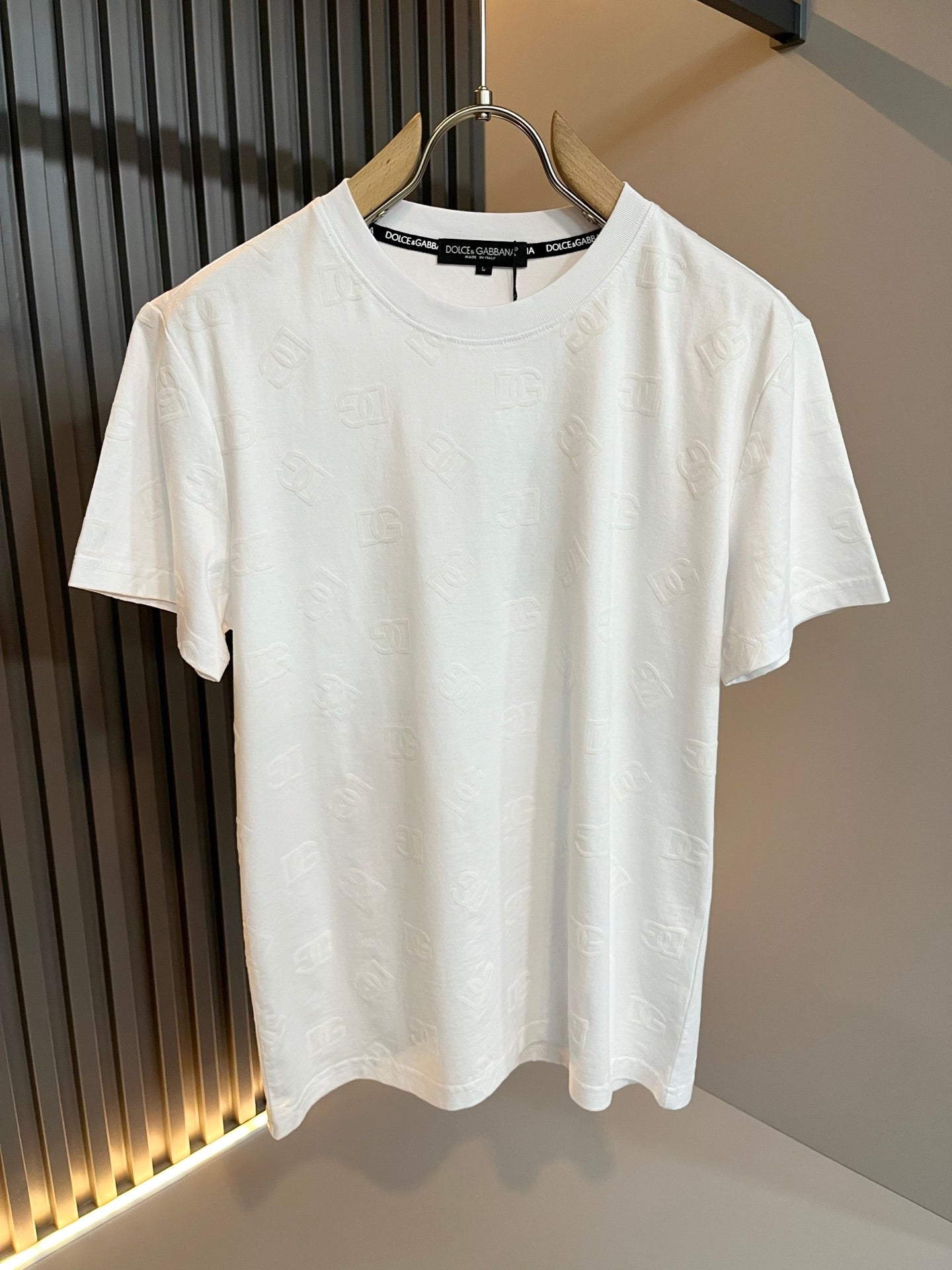 DOL*E&G new panoramic logo cotton t-shirt