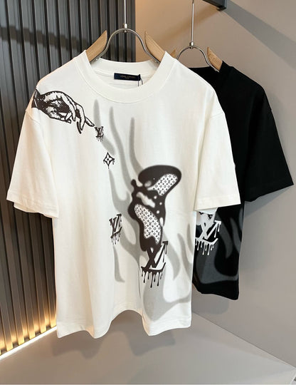 LOUI*V new cotton graphic printing t-shirt