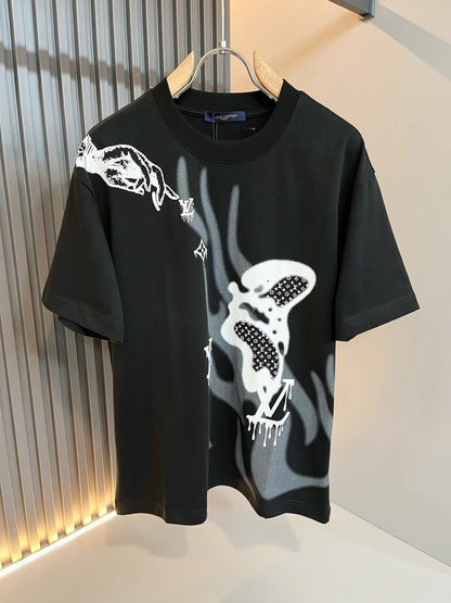 LOUI*V new cotton graphic printing t-shirt