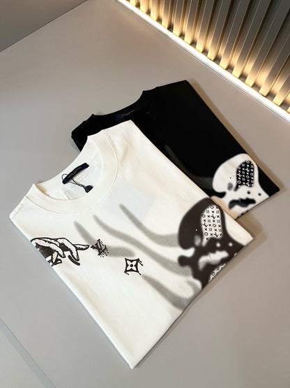 LOUI*V new cotton graphic printing t-shirt