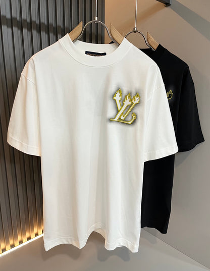 LOUI*V 2025ss new cotton embroider t-shirt