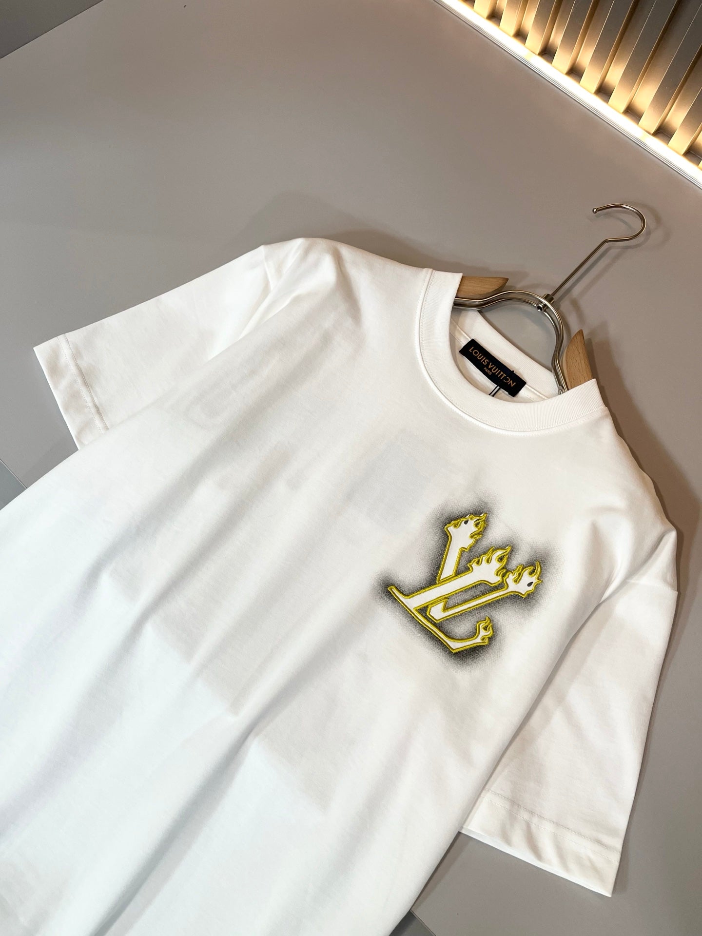 LOUI*V 2025ss new cotton embroider t-shirt