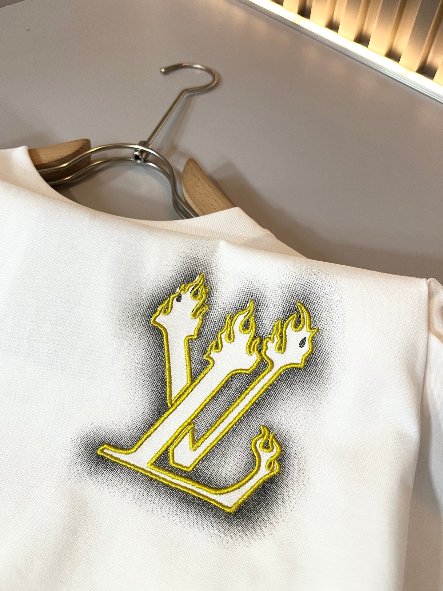 LOUI*V 2025ss new cotton embroider t-shirt