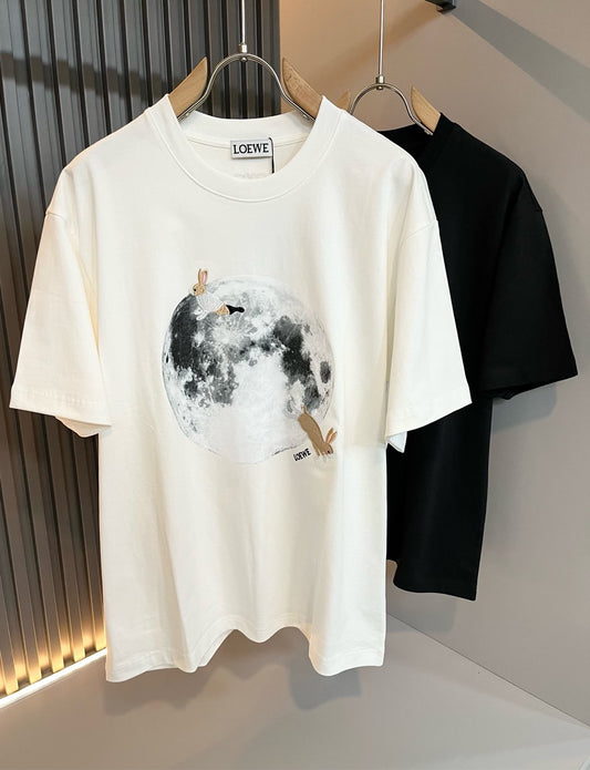 LOE*W 2025ss new moon pattern t-shirt