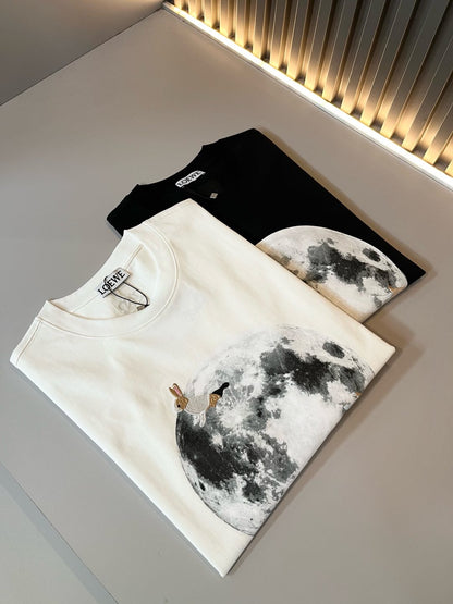 LOE*W 2025ss new moon pattern t-shirt