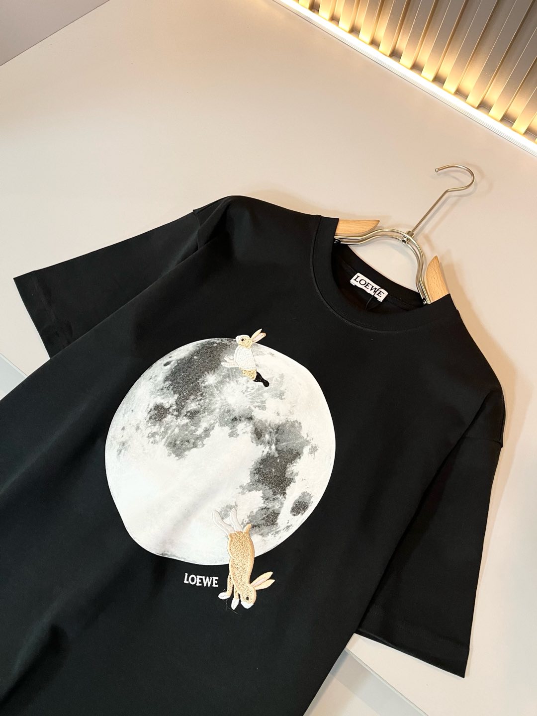 LOE*W 2025ss new moon pattern t-shirt