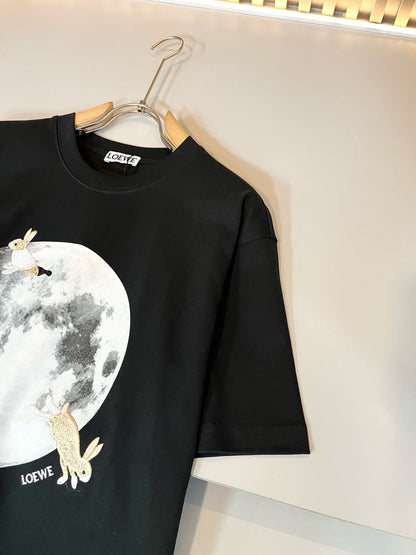 LOE*W 2025ss new moon pattern t-shirt