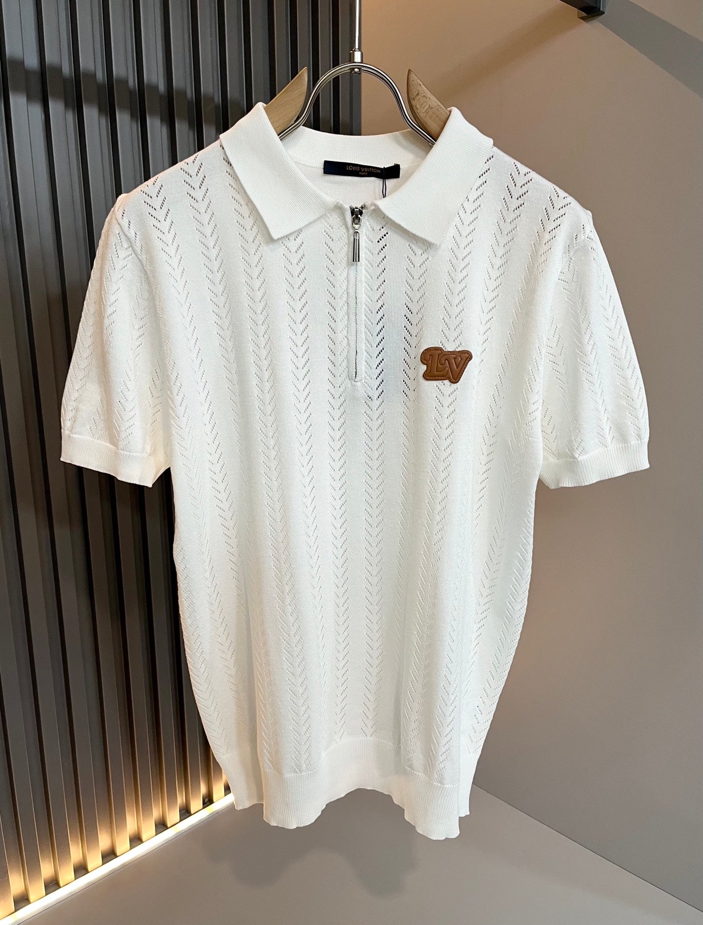 LOUI*V 2025ss new knitted short sleeves polo