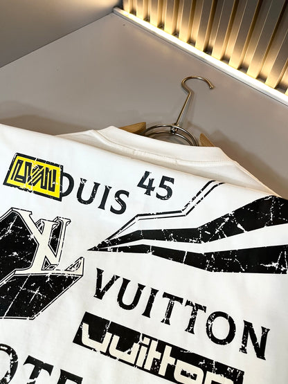 LOUI*V 2025ss graphic print t-shirt cotton